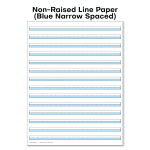brightlines blue narrow lines paper