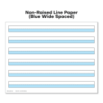 blue brightlines kindergarten paper