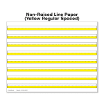 bright lines regular yellow handwriting paper