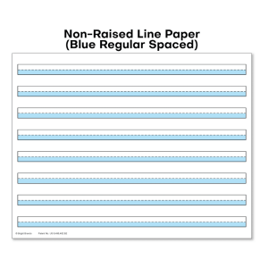 brightlines blue regular handwriting paper