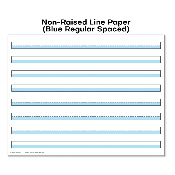 brightlines blue regular handwriting paper