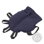 open palm hand weight with finger loops