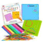 wikki stix and alphabet cards