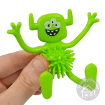 Neon Smile Face Bendable Porcupine Toys