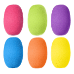 6 colors of egg grips