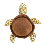 top view weighted stuffed animal turtle