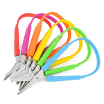 6 colors of mini loop scissors