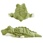 weighted plush alligator