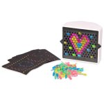 light up rainbow pegboard