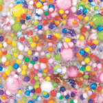 rainbow crackle putty