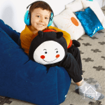 eli canoe chair ladybug blue earmuffs