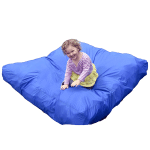 child on a crash pad