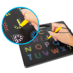 close up showing little magnetic balls popping up