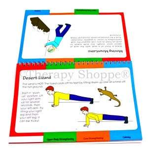 flip book with sensorimotor OT activities
