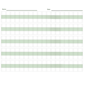 Quick & Neat Writing Paper (Pre K - 1st)