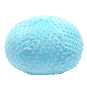 vibrating minkee poof pillow