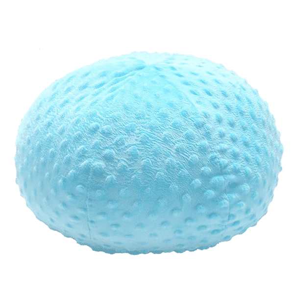 vibrating minkee poof pillow