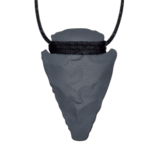 chunky arrowhead chewy necklace