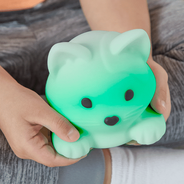 mindful breathing kitty light