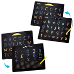 double sided magnetic alphabet tracing boards
