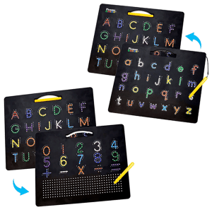 double sided magnetic alphabet tracing boards