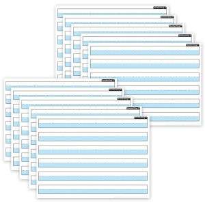 Super Sale Handwriting Highlighted Blue Sheet