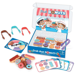 matching donuts fine motor skills playset