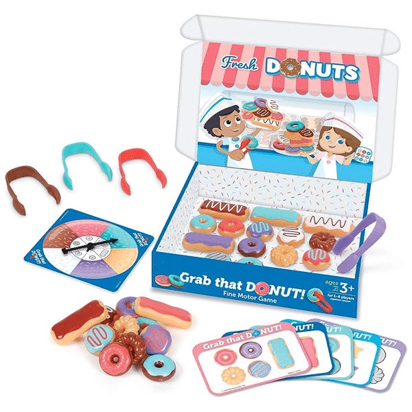 matching donuts fine motor skills playset
