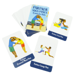 partner yoga poses cards