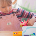 fine motor dragon tongs game