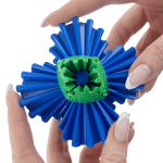3d gears fidget ball