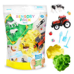farm sensory activity pouch
