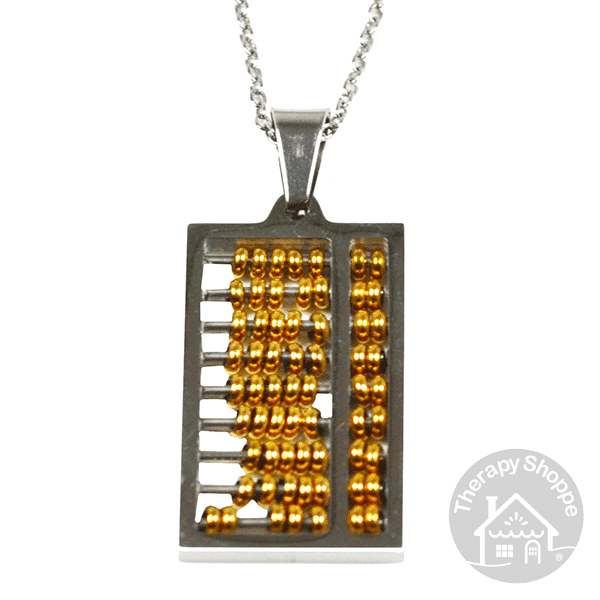abacus fidget necklace
