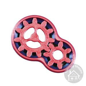 Rainbow Cogwheel Fidget Spinner