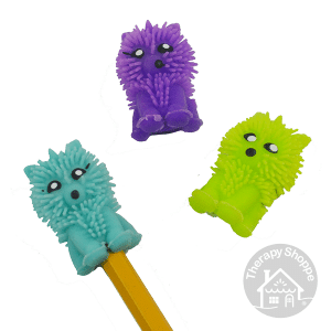 Tactile Critter Pencil Toppers 3-pk