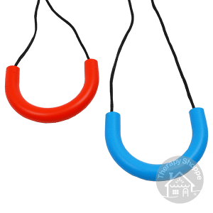 2 silicone tube chewy necklaces