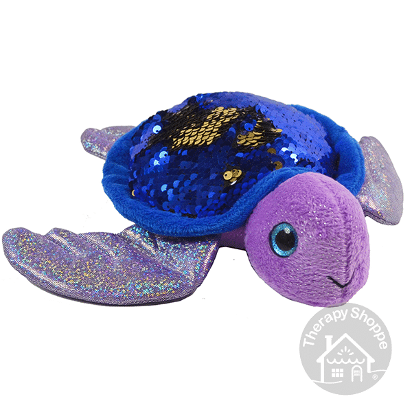 shimmery sequins turtle plush