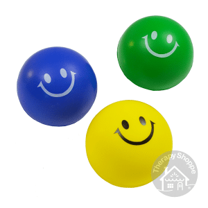 smiley squeeze ball