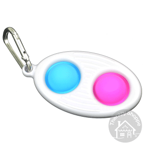 twin bubble popper fidget toy pop it