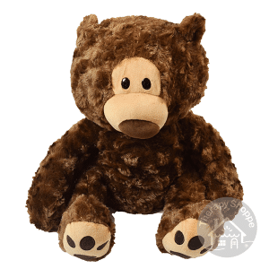brown weighted teddy bear