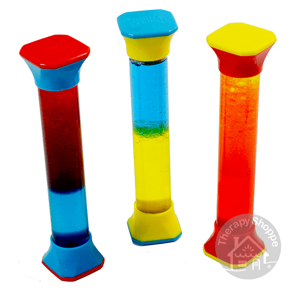 color mixing sensory tubes