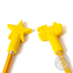 star and train chewy pencil toppers