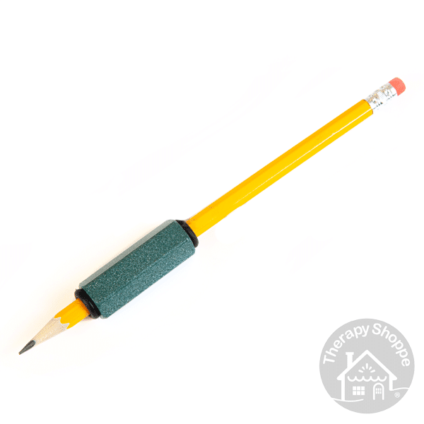 pencil with a hexagonal weight on it