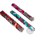 sequin snap bracelet