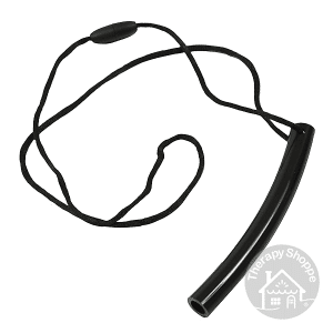 Black Chewable Tubes Necklace
