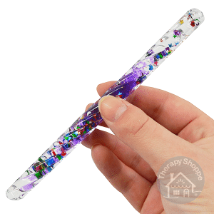 mini spiral glitter wands fidget