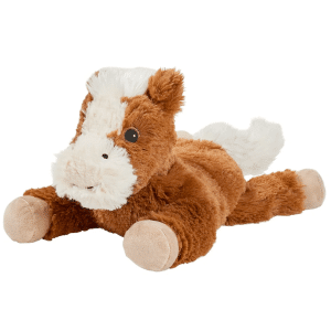 scented weighted plush horse