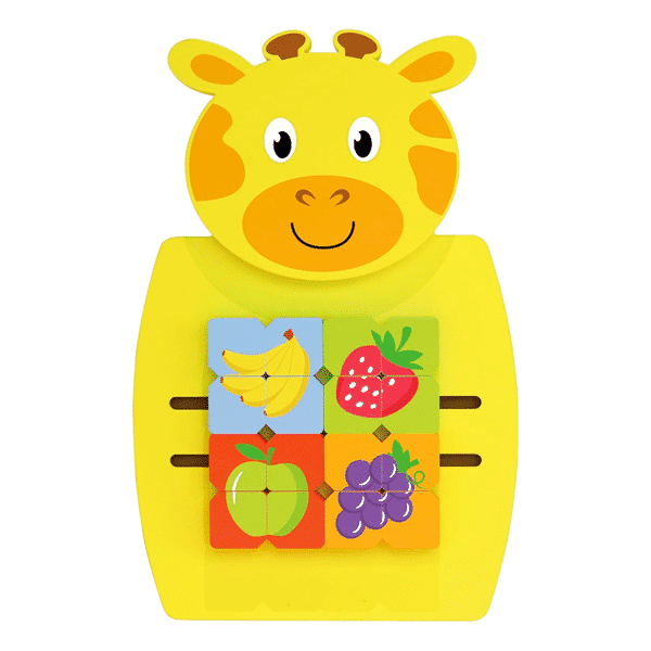 giraffe activity wall panel