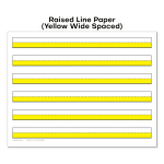 raised line regular brightlines paper