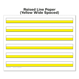 raised line regular brightlines paper